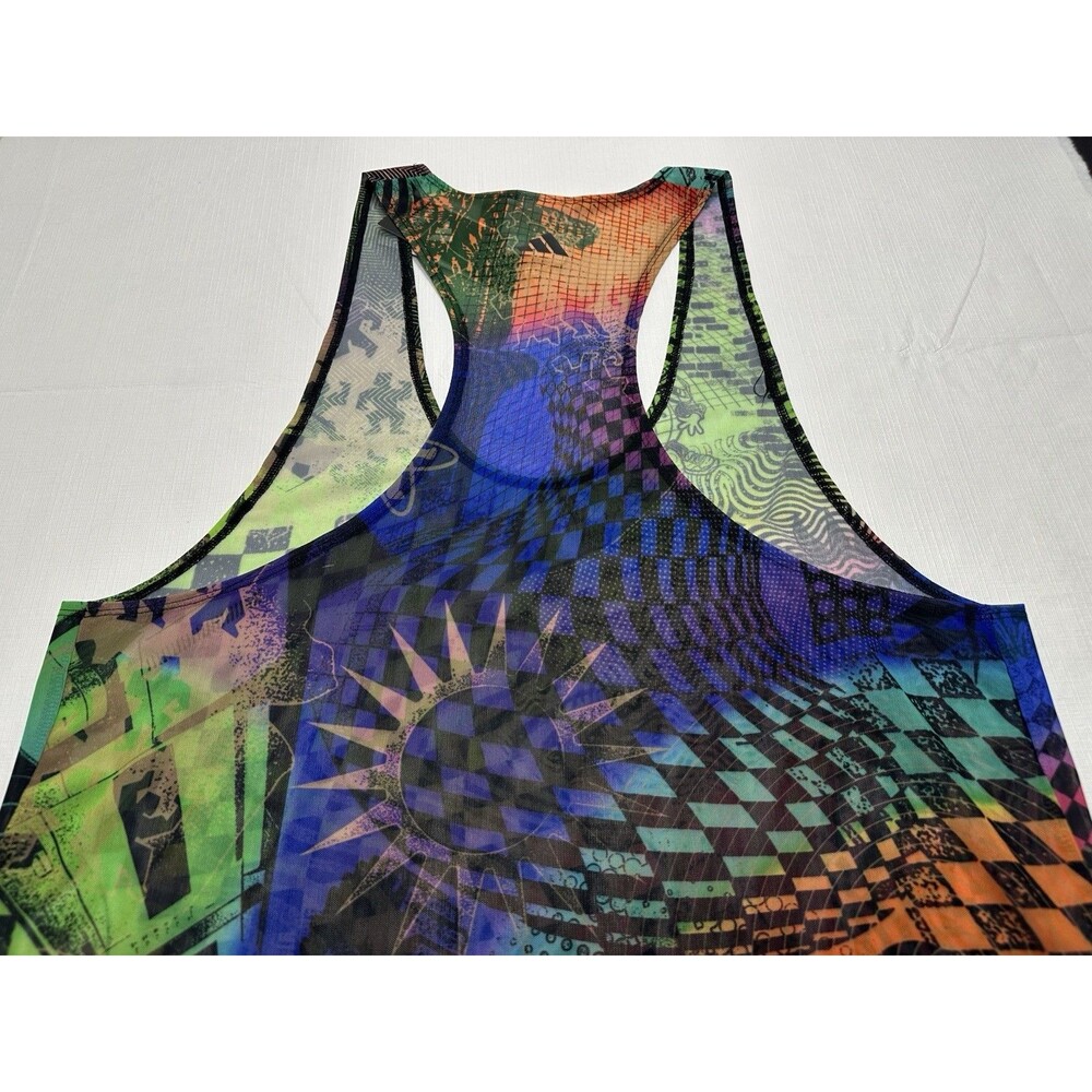 NWT Men's Adidas x Jeremy Scott Allover Print Tank Top Size Medium JL7624 - Picture 12 of 14